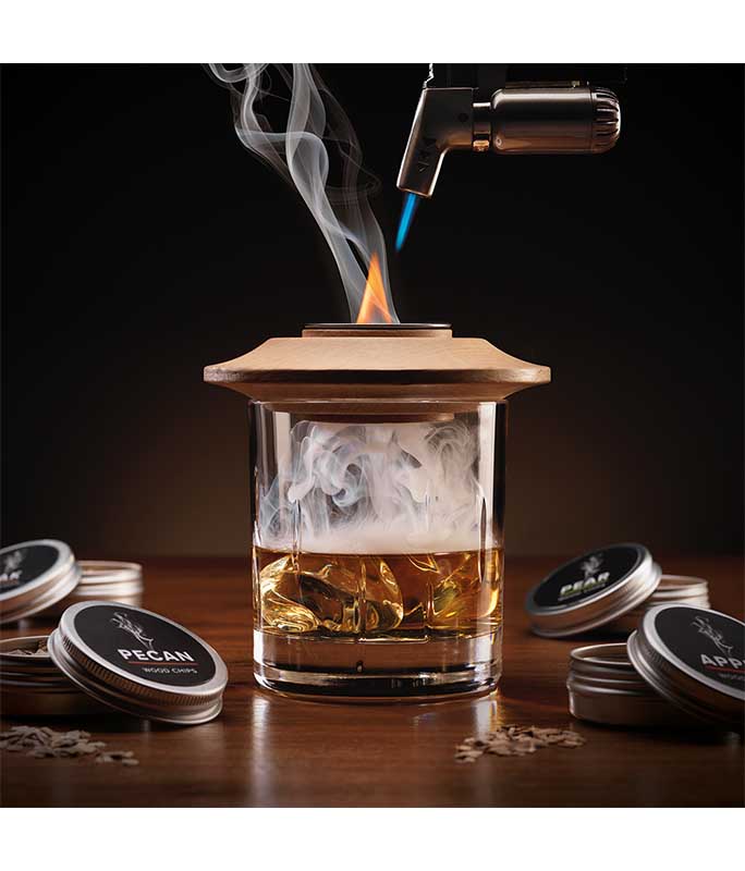 Whiskey Smoking Kit – Σετ καπνίσματος ουίσκι με καπάκι 99049  Είδη Σπιτιού